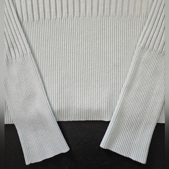 NWT - Silk Blend BCBG Maxazria Sky Blue Stretch Jersey - Size XL - Picture 2 of 8